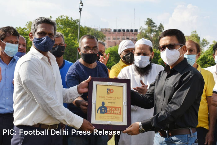 Football Delhi celebrates Sunil Chhetri's Birthday by launching the 37 Plus League : kolkatafootball.com