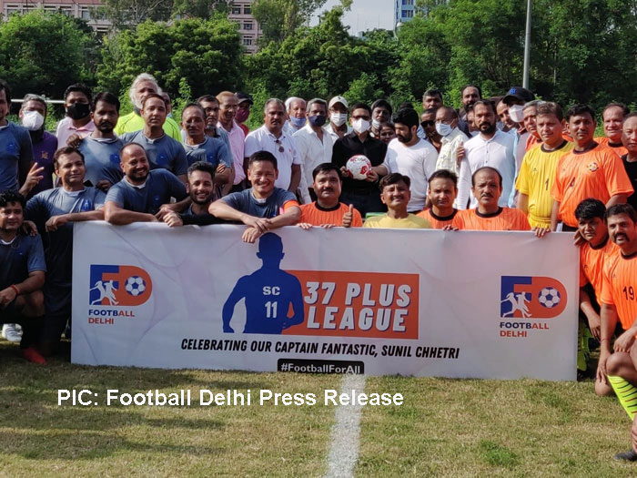 Football Delhi celebrates Sunil Chhetri's Birthday by launching the 37 Plus League : kolkatafootball.com