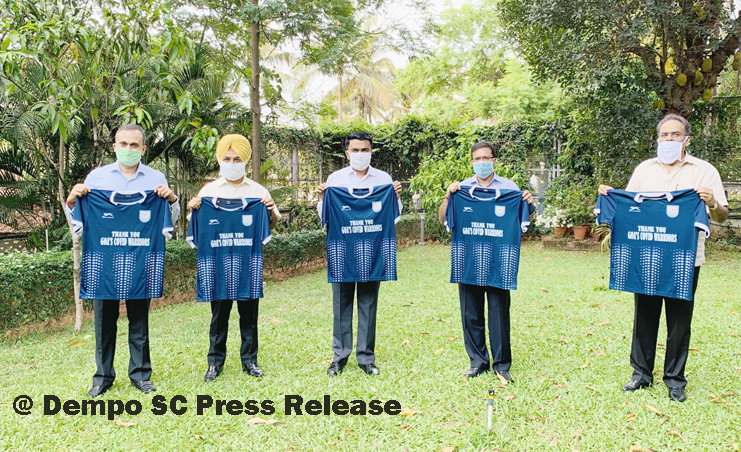 Dempo Sports Club unvailed Home and Away jerseys for the upcoming 2020-21 Football Season