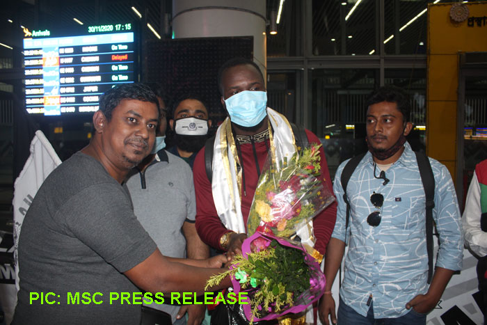 MSC : Ghanaian playmaker Mohammed Fatau has arrived in Kolkata
