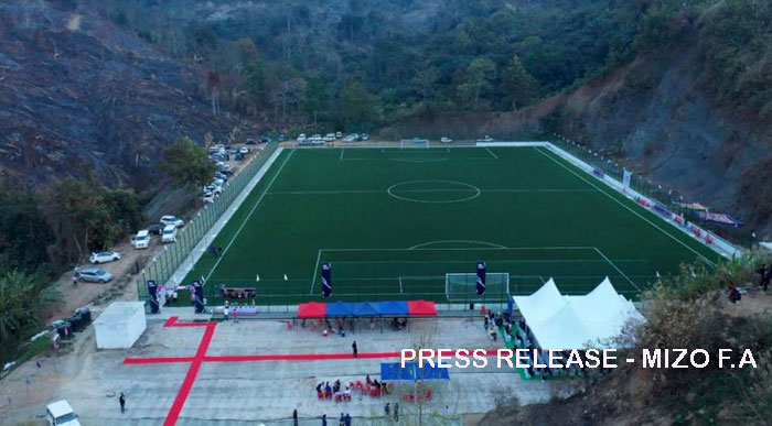 Mizorm Football Association Ground (FIFA Forward Project) unveiled at Sairang Dinthar