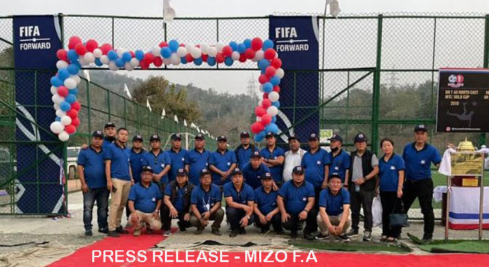 Mizorm Football Association Ground (FIFA Forward Project) unveiled at Sairang Dinthar
