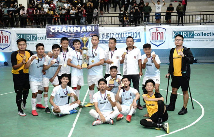 Electric Veng Futsal Club are the champions of Mizoram futsal league 2022: kolkatafootball.com